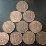 Джерси    1/12-54  KM19 vf 10 монет