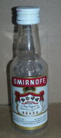 минибутылка на 0,05л пустая  Smirnoff-1