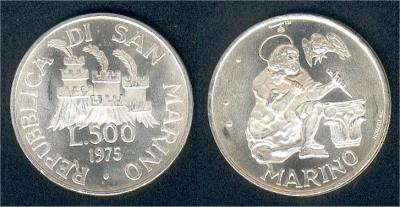 SAN MARINO 500 LIRE 1975 Каменотёс.jpg