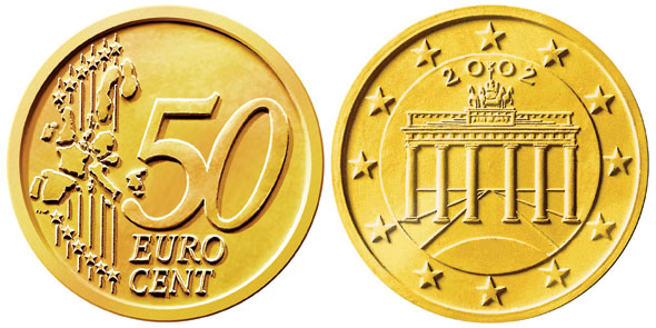 10 Евро цент Сан Марино 2002. Дизайн монет.