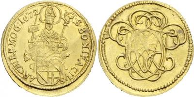 5 июня 754 года Святой Бонифаций 1.2 Dukat 1672.jpg