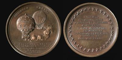 5 июня 1783 Первая публичная демонстрация полета воздушного шара.jpg
