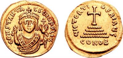 14 августа 582 года умер — Тиберий II Константин, византийский император с 578 года..jpg