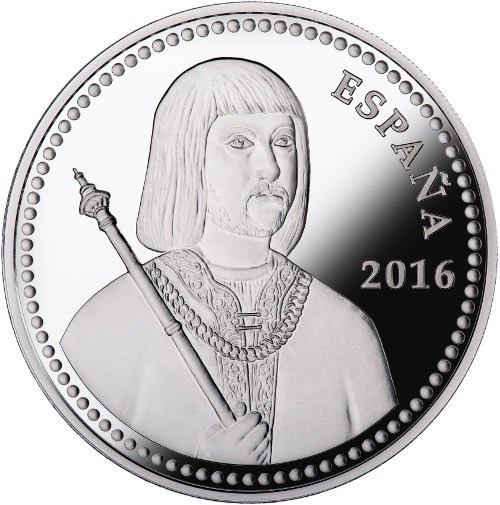 Испания 10 € 2016 Фердинанд II (король Арагона).jpg