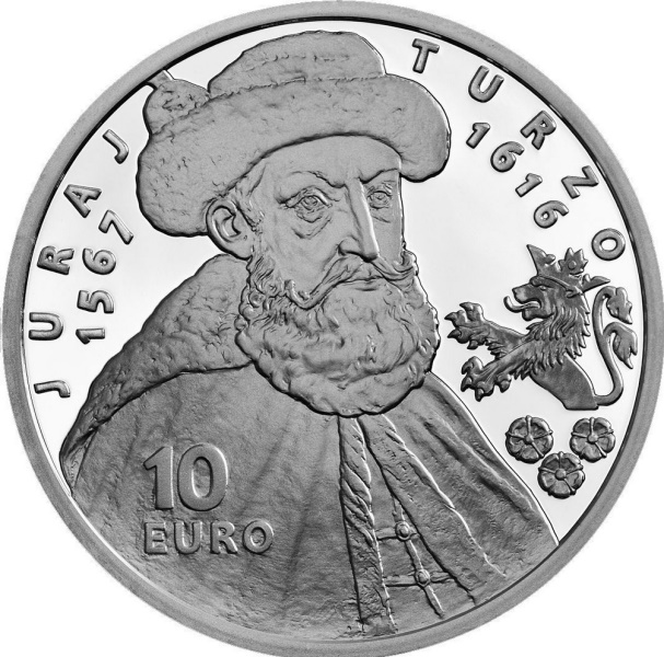 СЛОВАКИЯ 10 Euro 2016 - 400 лет со дня смерти Дьёрдь (Юрай) Турзо (аверс).jpg
