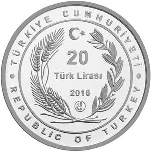 Турция 20 лир 2016 «Йесемек» (аверс).jpg