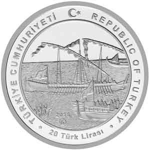 Турция 20 лир 2016 «Чака Бей» (аверс).jpg
