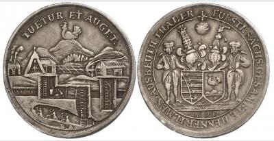 1698 Германия, Хеннеберг-Ильменау, рудный талер.jpg