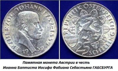 01.20 (20 января 1782 года родился Иоанн Баптист Иосиф Фабиан Себастьян ГАБСБУРГ).jpg