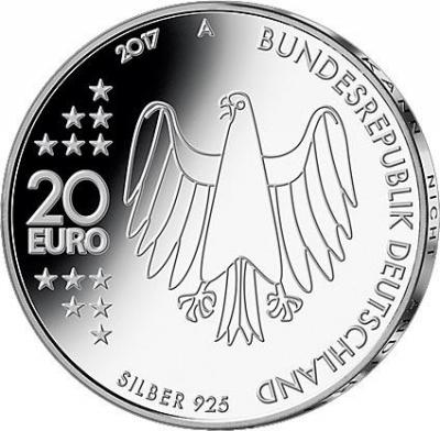 Германия 20 евро 2017 год Берлин (A).jpg