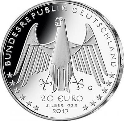 Германия 20 евро 2017 год Карлсруэ (G).jpg
