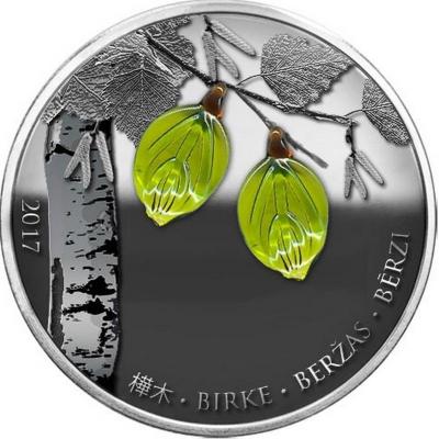 Гвинея 1000 франков Лист берёзы лето (реверс).jpg