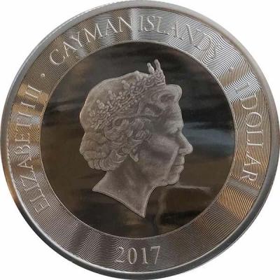 Каймановы острова 1 доллар 2017 год (аверс).jpg