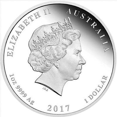 Австралия 1 доллар 2017 год (аверс).jpg