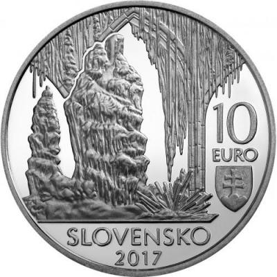 Словакия 10 EURO 2017 Национальный парк «Словацкий карст» (аверс).jpg