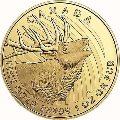 Канада 200 долларов 2017 «Олень» (реверс).jpg