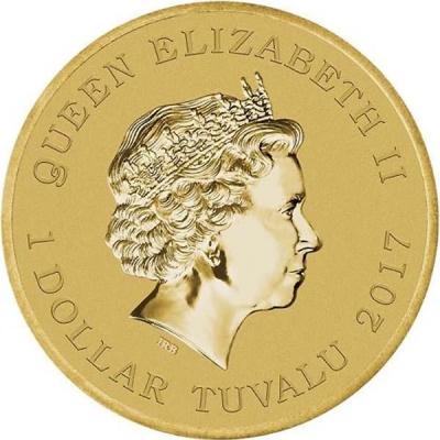 Тувалу 1 доллар 2017 год  бронза (аверс).jpg