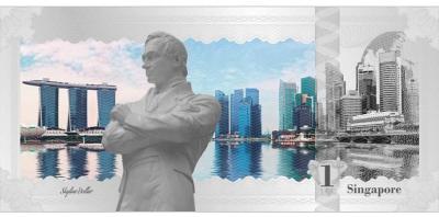 Острова Кука 1 доллар 2017 «Сингапур» (реверс).jpg