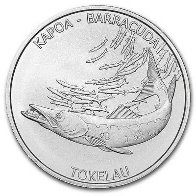 Токелау 5 долларов 2017 «Барракуда» (реверс).jpg