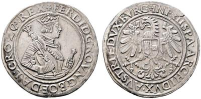 1546 Австрия, Фердинанд 1, талер (Халл).jpg