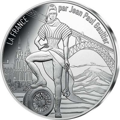 Франция 10 евро 2017 год Жан Поль Готье - LA FRANCA (3).jpg