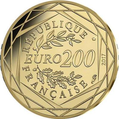 Франция 200 евро 2017 год Жан Поль Готье - LA FRANCA (аверс).jpg