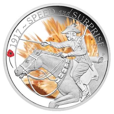 Австралия 50 центов 2017 год «Скорость и сюрприз» (реверс).jpg