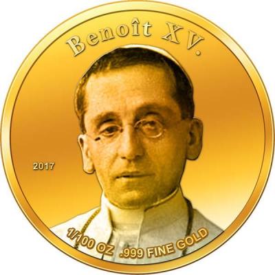 Гвинея 1000 франков КФА 2017 «Papst Benedikt XV» (реверс).jpg