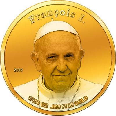 Гвинея 1000 франков КФА 2017 «Papst Franziskus I» (реверс).jpg