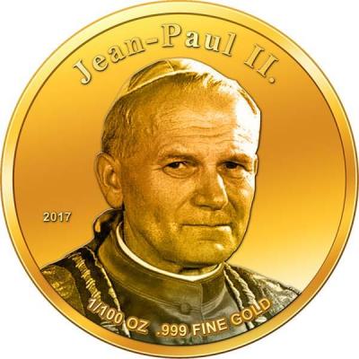 Гвинея 1000 франков КФА 2017 «Papst Johannes Paul II» (реверс).jpg