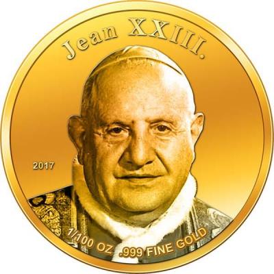 Гвинея 1000 франков КФА 2017 «Papst Johannes XXIII» (реверс).jpg