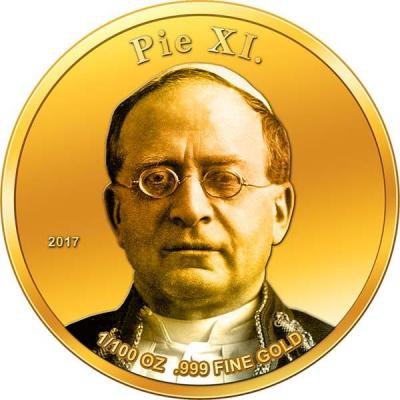 Гвинея 1000 франков КФА 2017 «Papst Pius XI» (реверс).jpg