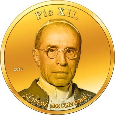 Гвинея 1000 франков КФА 2017 «Папа Пий XII» (реверс).jpg