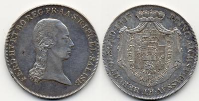 SALZBURG. Herzogtum. Kurfürst Erzherzog Ferdinand (1803 - 1806). 1803- Salzburg Dav. 1263.jpg