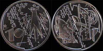7 мая 1855  года родился - Оскар фон МиллерГермании(10 евро 2003 года).jpg