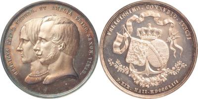 19 мая 1853 года  Амалия Саксен-Веймар-Эйзенахская вышла замуж за Генриха Нидерландского.jpg