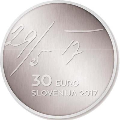 Словения  30 евро 2017. «100-летие Майской Декларации» (реверс).jpg
