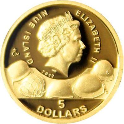 Ниуэ 5 новозеландских долларов 2017 год  «Битва за Мидуэй»   (аверс).jpg