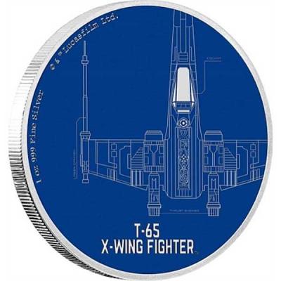 Ниуэ 2 доллара 2017 «Звёздный истребитель T-65 «X-wing»» (аверс).jpg