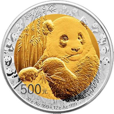 Китай 500 Юань 2017 - 35 - я годовщина первых золотых монет панды (реверс).jpg
