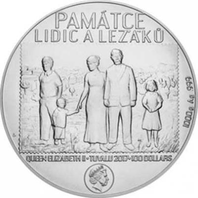 Тувалу 100 долларов 2017 «Лидице» и «Лежаки» (аверс)).jpg