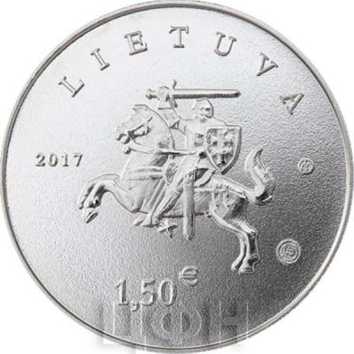 Литва €1.5 2017 год «Литовская природа» (аверс).jpg