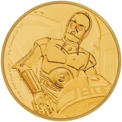 Ниуэ 25 долларов 2017 «Дроид-переводчик C3PO» (реверс).jpg