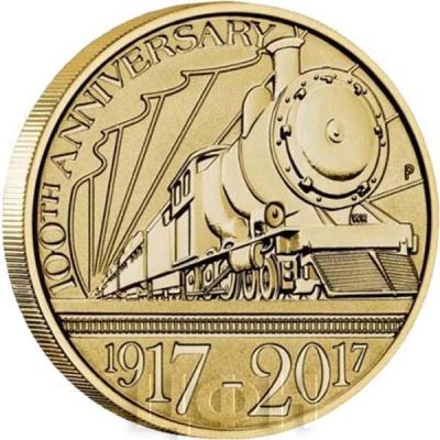 Австралия 1 доллар 2017  «100 лет Транс-австралийская магистраль» (реверс).jpg