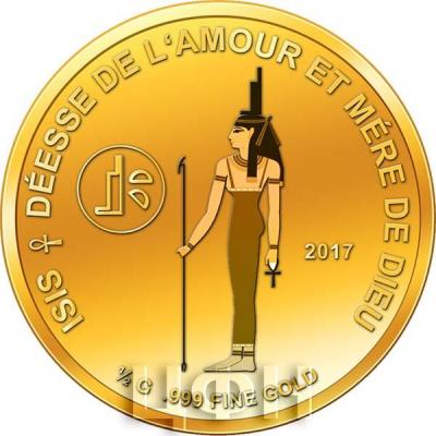 Кот-д’Ивуар 100 франков 2017 -ISIS DEESSE DE L'AMOUR ET MERE DE DIEU.jpg