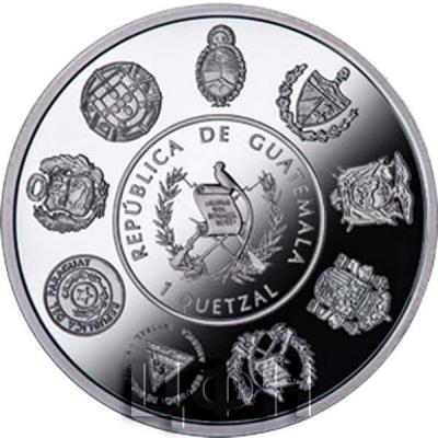 Гватемала 1  кетцаль 2017 год «11-я Иберо-американская серия монет» (аверс).jpg