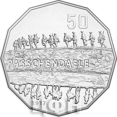 Австралия  50 центов 2017 год «Битва при Пашендейле» (реверс).jpg
