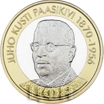 Финляндия 5 евпро 2017 год «Юхо Кусти Паасикиви» (реверс).jpg