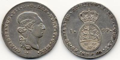 SCHLESWIG-HOLSTEIN UND DÄNEMARK KÖNIG CHRISTIAN VII.- 1766-1808 Speciestaler (60 Schilling) 1788- Altona.Dav. 1311.jpg