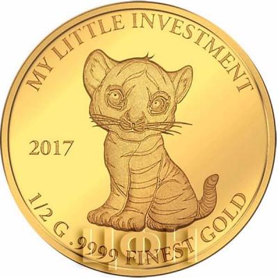 Соломоновы острова 10 долларов 2017 «Тигрёнок» (реверс).jpg